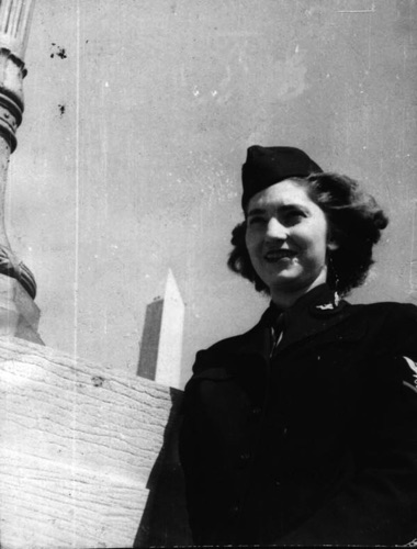 Loretta Winkler in Washington, DC during WWII. 1944. chs-002746